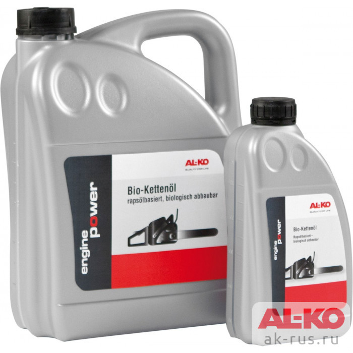Био-масло для смазывания цепей цепных пил AL-KO BIO V100 1,0 л